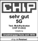 Auszeichnung von Chip als sehr gut 5G – Seite mit allen Vodafone-Auszeichnungen öffnen